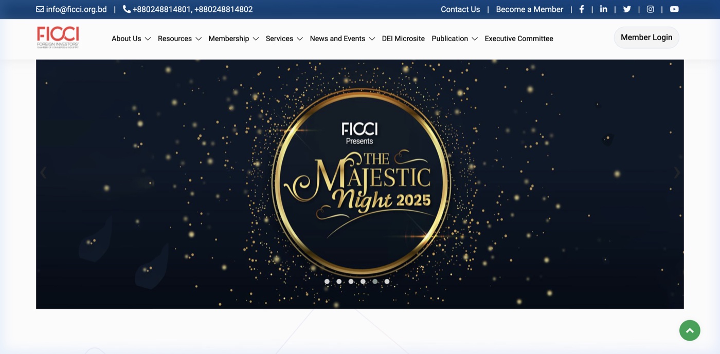 FICCI website preview